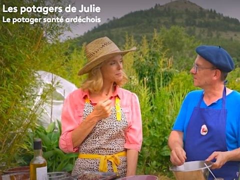 émission "LES POTAGERS DE JULIE" France3 national